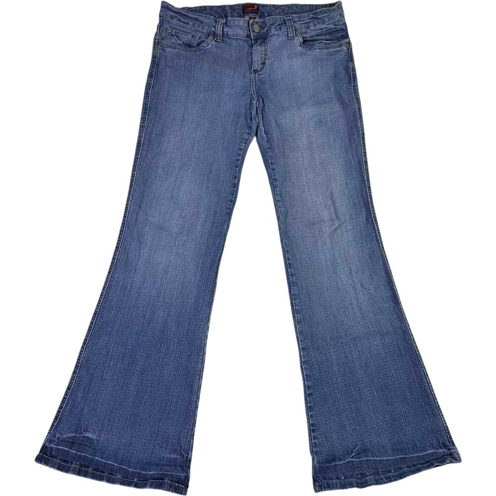 Underground Soul Low Rise Flared Jeans Women's Size 17 Y2K Western Streetwear
